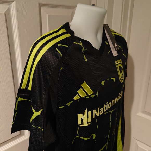 Adidas Columbus Crew Away Jersey 24/25 NWT Men's Sizes S - XL Black MLS Soccer - Picture 10 of 16